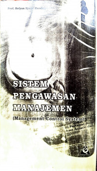 Image of Sistem pengawasan manajemen (Management control system)