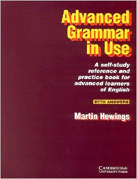 Image of Advanced Grammar in Use