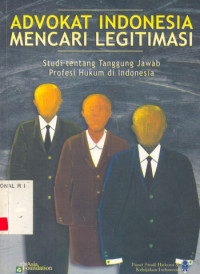 Image of Advokat Indonesia Mencari Legitimasi