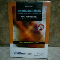 Image of Akuntansi Biaya Dasar Dan Perkembangan : Cost Accounting Foundations And Evolutions (Ed.7, Jil.2)