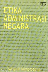 Image of Etika Administrasi Negara