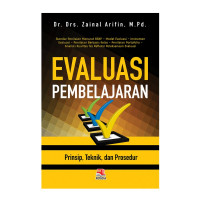 Image of Evaluasi Pembelajaran : Prinsip, Teknik, dan Prosedur