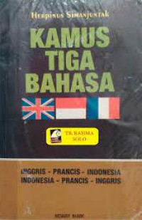 Image of Kamus Tiga Bahasa (Inggris - Prancis - Indonesia)