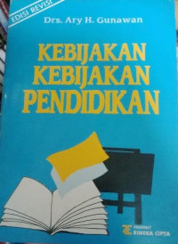 Image of Kebijakan-kebijakan Pendidikan (Edisi Revisi)