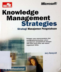 Image of Knowledge Management Strategies : Strategi Manajemen Pengetahuan