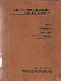 Image of Linear Programming And Extensions