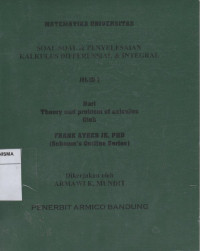 Image of Matematika Universitas ; Soal-soal & Penyelesaian Kalkulus Differensial & Integral (Jilid 1)