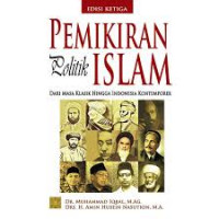 Image of Pemikiran Politik Islam : Dari Masa Kalsik Hingga Indonesia Kotemporer (Ed. 3)