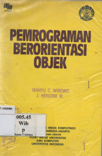 Image of Pemrograman Berorientasi Objek