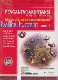 Image of Pengantar Akuntansi Adaptasi Imdonesia : Principle Of Accounting-Indonesia Adaptation (Buku 1)