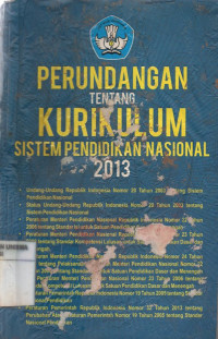 Image of Perundangan tentang Kurikulum Sistem Pendidikan Nasional 2013