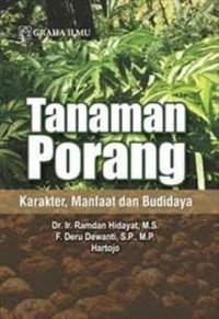 Image of Tanaman Porang ; Karakter, Manfaat dan Budidaya