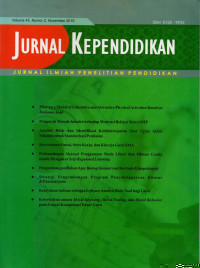 Image of Jurnal Kependidikan Vol. 45, No. 2, November 2015