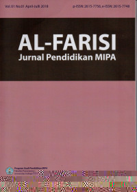Image of AL - FARISI Jurnal Pendidikan MIPA Vol.01 No.01 April-Juli 2018