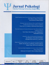 Image of Jurnal: Psikologi Vol. 43, No. 2, TH 2016
