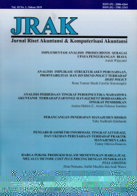 Image of JRAK: Jurnal Riset Akuntansi & Komputerisasi Akuntansi