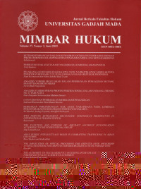 Image of Mimbar Hukum Vol. 27, No. 1, Februari 2015