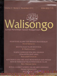 Image of Walisongo: Jurnal Penelitian Sosial Keagamaan Vol. 23, No. 2, November 2015