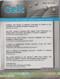 Image of CELT: a journal of culture, english language teaching & literature Vol.15 No. 1, Juli 2015