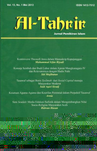 Image of Al-Tahrir: Jurnal Pemikiran Islam Vol. 15 No. 2, Nov. 2015