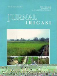 Image of Jurnal Irigasi Vol. 11, No. 1, Mei 2016