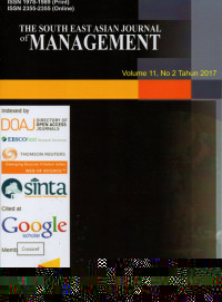 Image of SEAM: The South East Asian Journal Of Management Vol. 9, No. 1, TH 2015