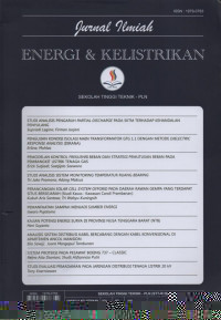 Image of Jurnal ilmiah energi & kelistrikan Vol. 8 No. 2 Juni-Des 2016