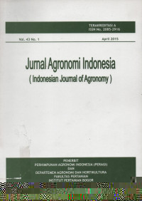 Image of Jurnal Agronomi Indonesia Vol. 42 No. 2, Ags 2014