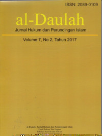 Image of Al- Daulah: Jurnal Hukum Dan Perundangan Islam Vol. 5, No. 2, Oktober 2015