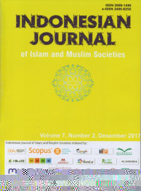 Image of Indonesian Journal Of Islam And Muslim Societies Vol. 7, No. 2, Desember 2017