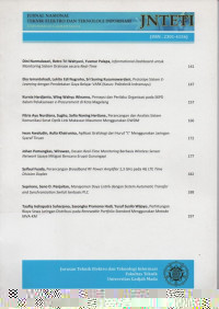 Image of JNTETI: Jurnal Nasional Teknik Elektro dan Teknologi Informasi Vol. 3, No. 1, Februari 2014