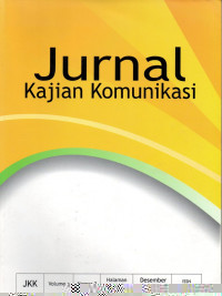 Image of JIK: Jurnal Kajian Komunikasi Vol. 2 No. 1, Jun 2014