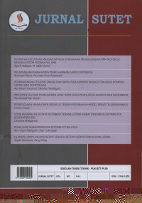 Image of Jurnal Sutet Vol. 6, No. 2, Jun-Des 2016